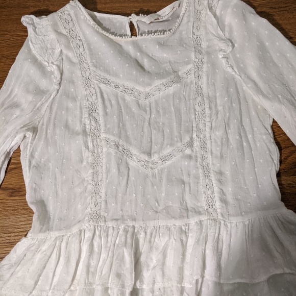 Pretty off-white Zara shirt - Picture 2 of 2